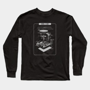 Turntable Exploded View Long Sleeve T-Shirt